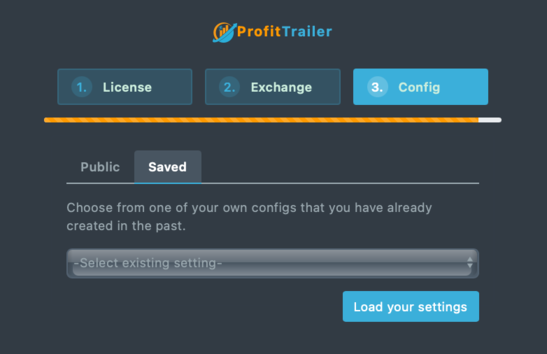Initial Setup | ProfitTrailer Wiki